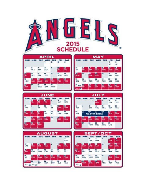 anaheim angels schedule home games|More.